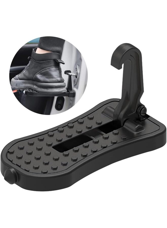 LAMAY Car Multi-Functional Latch Door Step Overlanding Gear - Rack Car Awning Accessories - Easy Roof Access Compact and Foldable(Black) - Image 2